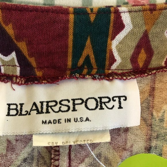 Vintage 90's Southwestern Fringe Tunic V-Neck 2X - Picture 8 of 9